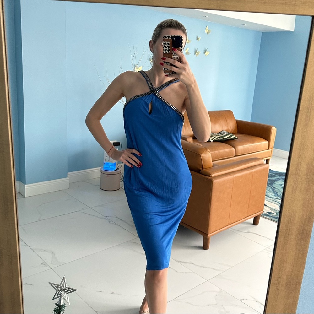 New Versace jeans blue dress 👗
